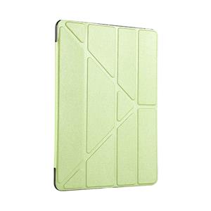 huismerk Voor iPad Pro 10.5 inch Silk structuur horizontaal Devoormation Flip lederen hoesje met 4-vouw houder & slaap / wekker(groen)