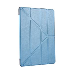 huismerk Voor iPad Pro 10.5 inch Silk structuur horizontaal Devoormation Flip lederen hoesje met 4-vouw houder & slaap / wekker(blauw)