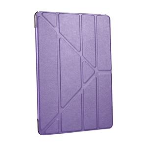 huismerk Voor iPad Pro 10.5 inch Silk structuur horizontaal Devoormation Flip lederen hoesje met 4-vouw houder & slaap / wekker(paars)