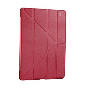 huismerk Voor iPad Pro 10.5 inch Silk structuur horizontaal Devoormation Flip lederen hoesje met 4-vouw houder & slaap / wekker(rood)