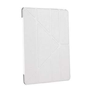 huismerk Voor iPad Pro 10.5 inch Silk structuur horizontaal Devoormation Flip lederen hoesje met 4-vouw houder & slaap / wekkerwit