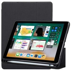 huismerk Doek textuur patroon horizontale Flip leren Case voor iPad Pro 10.5 inch met drie-vouwen houder & Pen slots" (zwart)"