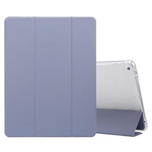 huismerk Voor iPad 9.7(2018)/(2017)/Air 2/Air 3-vouwend elektrisch geperste huidtextuur Horizontaal Flipproof Transparante TPU + PU Lederen kast met houder & p