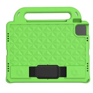 huismerk Voor iPad Pro 11 2020 Diamond Series EVA Anti-Fall Shockproof Sleeve Beschermende Shell Case met houder en riem (groen)