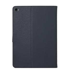 huismerk Voor iPad Air 2 ingedrukt bloemen vlinder patroon horizontale Flip PU lederen draagtas met magnetische Buckle & houder & Card Slots & Wallet(Black)