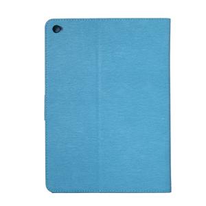 huismerk Voor iPad Air 2 ingedrukt bloemen vlinder patroon horizontale Flip PU lederen draagtas met magnetische Buckle & houder & Card Slots & Wallet(Blue)