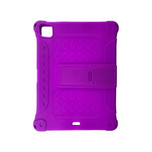 huismerk All-inclusive Silicone Shockproof Case met houder voor iPad Pro 11 2021/2020 / Air 2020 10.9 (Paars)