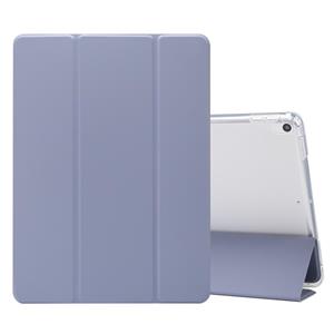 huismerk Voor iPad Air (2019)/Pro 10.5 (2017) 3-opvouwbare elektrisch geperste huidtextuur horizontale flip schokbestendige transparante TPU + PU lederen hoes