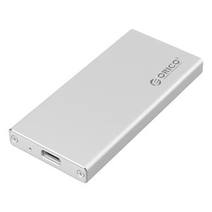 ORICO MSA-UC3 USB 3.1 Type C aluminium externe behuizing harddisk opbergbox voor 50 x 30 mm M-SATA SSD(Silver)