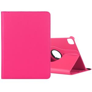 huismerk Voor iPad Pro 11 (2020) Litchi Texture Horizontal Flip 360 Graden Rotation Leather Case with Holder (Rose Red)