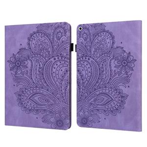 huismerk Peacock Embossed Pattern TPU + PU Horizontal Flip Leather Case with Holder & Card Slots & Wallet & Sleep / Wake-up Function For iPad 9.7 (2017) & (201