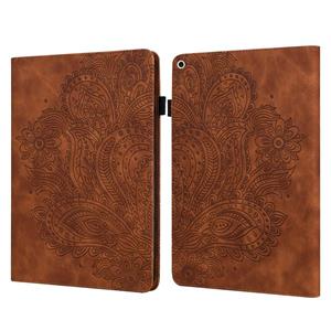 huismerk Peacock Embossed Pattern TPU + PU Horizontal Flip Leather Case with Holder & Card Slots & Wallet & Sleep / Wake-up Function For iPad 9.7 (2017) & (201