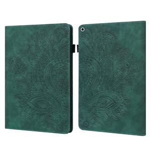 huismerk Peacock Embossed Pattern TPU + PU Horizontale Flip Leather Case met houder & Kaartsleuven & Portemonnee & Slaap / Wekfunctie Voor iPad 9.7 (2017) & (2