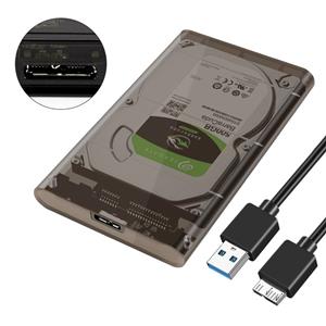 huismerk SATA3 naar USB Mobiele Harde Schijf Box Harde Schijf Behuizing (Donkerbruin)