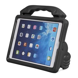 huismerk Schokbestendige EVA duim bumper case met handvat & houder voor iPad 9.7 (zwart)