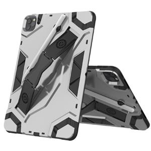 huismerk Voor iPad Pro 11 (2020) Escort Series TPU + PC Shockproof beschermhoes met houder(zilver)