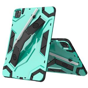 huismerk Voor iPad Pro 11 (2020) Escort Series TPU + PC Shockproof Beschermhoes met houder (MintGroen)