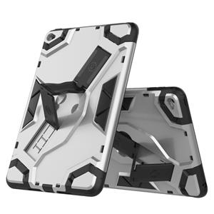 huismerk Voor iPad mini (2019) / mini 5 Escort Series TPU + PC Shockproof Beschermhoes met houder(zilver)