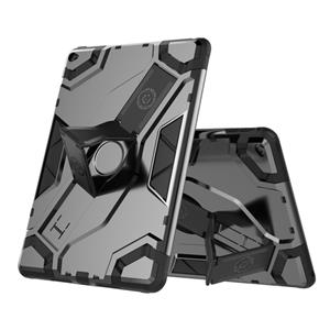 huismerk Voor iPad Air 2 / iPad 6 Escort Series TPU + PC Schokbestendige beschermhoes met houder(zwart)