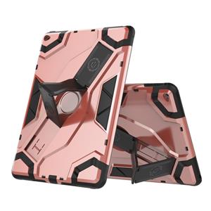 huismerk Voor iPad Air 2 / iPad 6 Escort Series TPU + PC Schokbestendige beschermhoes met houder(Rose Gold)