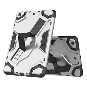 huismerk Voor iPad mini 3 / 2 / 1 Escort Series TPU + PC Schokbestendige beschermhoes met houder(zilver)