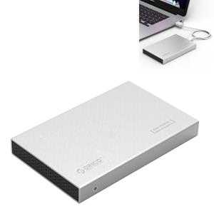 ORICO 2518C3-G2 4TB HDD SSHD SSD 2 5 inch USB 3.1 Gen2 USB-C/type-C interface aluminium legering harde schijf behuizing (zilver) Alleen de behuizing!!