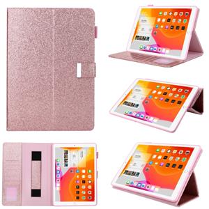 huismerk Voor iPad Pro 11 (2020) & (2018) Small Metal Button Magnetic Attraction Tablet PC Protective Leather Case met vervormbare beugel & Handle & Card Slots