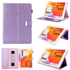 huismerk Voor iPad Pro 11 (2020) & (2018) Small Metal Button Magnetic Attraction Tablet PC Protective Leather Case met vervormbare beugel & Handle & Card Slots