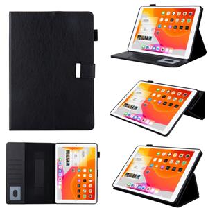 huismerk Voor iPad Pro 11 (2020) & (2018) Small Metal Button Magnetic Attraction Tablet PC Protective Leather Case met vervormbare beugel & Handle & Card Slots