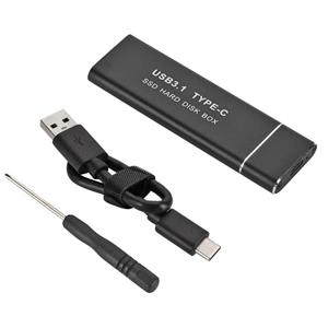 huismerk F018C M.2 NGFF naar USB3.1 SSD Solid Aluminium type-C mobiele harde schijfbehuizing