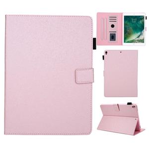 huismerk Haar zijdeachtige textuur effen kleur horizontale flip lederen geval met houder kaart slots & foto frame & anti-slip strip voor iPad Pro 10 5 inch (