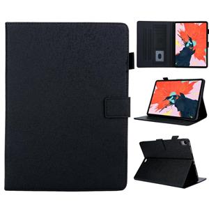 huismerk Haar zijdeachtige textuur effen kleur horizontale flip lederen geval met houder kaart slots fotolijst anti-slip strip voor iPad Pro 11 inch (zwar