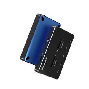 blueendless M.2 Double Disk Mobile Hard Disk Base Sata / NVME Solid State Hard Disk Box Kleur: M.2 SATA (grijs + blauw)