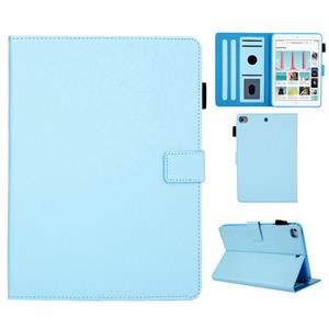 huismerk Haar zijdeachtige textuur effen kleur horizontale flip lederen geval met houder kaart slots fotolijst anti-slip strip voor iPad Mini 5 / 4 / 3 /