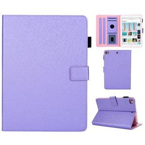 huismerk Haar zijdeachtige textuur effen kleur horizontale flip lederen geval met houder kaart slots fotolijst anti-slip strip voor iPad Mini 5 / 4 / 3 /