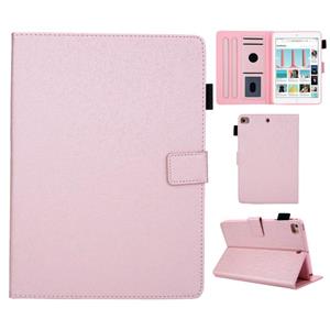 huismerk Haar zijdeachtige textuur effen kleur horizontale flip lederen geval met houder kaart slots & fotolijst anti-slip strip voor iPad Mini 5 / 4 / 3 /