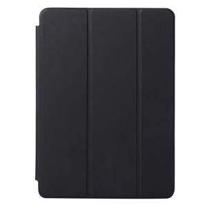 huismerk horizontaal Flip Solid Kleur lederen hoesje met Three-folding houder & wekker / slaap functie voor iPad Pro 9.7 inch(zwart)