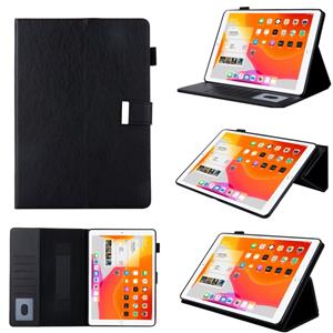 huismerk Voor iPad Mini 1/2/3/4/5 Business stijl horizontale Flip lederen draagtas met houder & kaartsleuf & fotolijstjes & portemonnee & hand riem & slaap/Wak