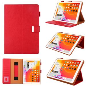 huismerk Voor iPad Mini 1/2/3/4/5 Business stijl horizontale Flip lederen draagtas met houder & kaartsleuf & fotolijstjes & portemonnee & hand riem & slaap/Wak