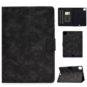 huismerk Voor iPad Pro 11 (2020) & (2018) Cowhide Texture Horizontale Flip Lederen Case met Holder & Card Slots & Sleep / Wake-up Functie(Grijs)