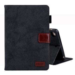 huismerk Voor iPad Mini 1/2/3/4 Business stijl horizontale Flip lederen draagtas met houder & kaartsleuf & fotolijstjes & slaap/Wake-up functie (zwart)