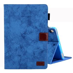 huismerk Voor iPad 10 2 inch Business stijl horizontale Flip lederen draagtas met houder & kaartsleuf & fotolijstjes & slaap/Wake-up functie (blauw)