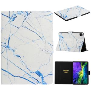 huismerk Voor iPad 11 Pro (2020) Horizontale Flip Lederen case met Holder & Card Slot & Sleep / Wake-up Functie(White Marble)