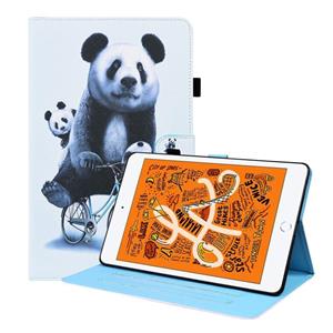 huismerk Animal Pattern Horizontal Flip Leather Case with Holder & Card Slots & Photo Frame & Sleep / Wake-up Function For iPad Mini 5 / 4 / 3 / 2 / 1(Cycling