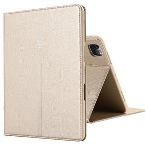 Voor iPad Pro 11 inch (2020) GEBEI PU+TPU horizontale flip beschermhoes met Holder & Card Slots(Goud)