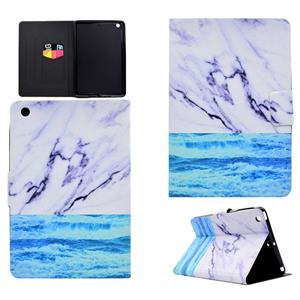 huismerk Voor iPad Mini 1/2/3/4/5 TPU horizontale Flip lederen draagtas met houder & kaartsleuf & slaap/Wake-up functie (Oceaan)