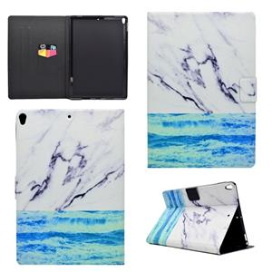 huismerk Voor iPad Pro 10 5 inch TPU horizontale Flip lederen draagtas met houder & kaartsleuf & slaap/Wake-up functie (Oceaan)