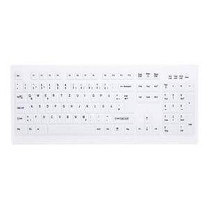 activekey Active Key AK-C8100F wischdesinfizierbare Hygiene-Tastatur, kabellos, weiß