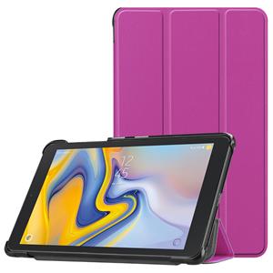 Lunso 3-Vouw sleepcover hoes - Samsung Galaxy Tab A 8.0 inch (2019) - Paars
