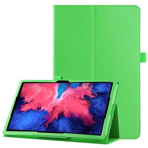 Lunso Stand flip sleepcover hoes - Lenovo Tab P11 - Groen